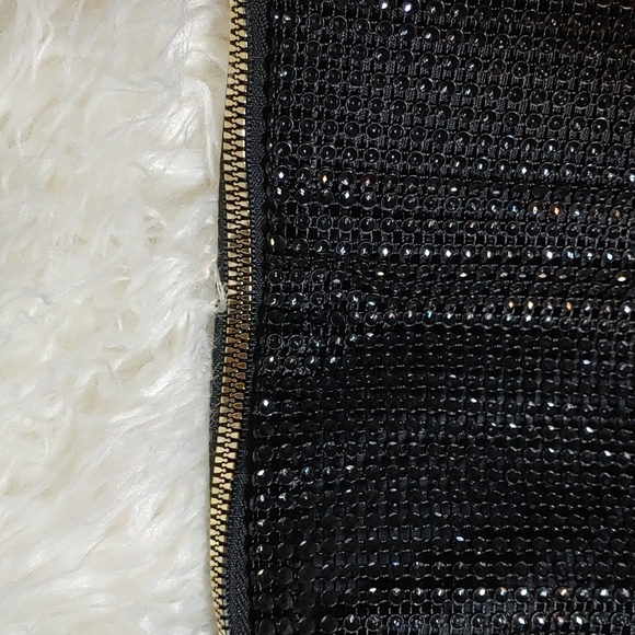 NWOT Fun Small Black Party Handbag/Wristlet Sparkly - Picture 2 of 10